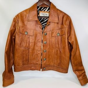 Tasha Polizzi Southwestern Leather Jacket
